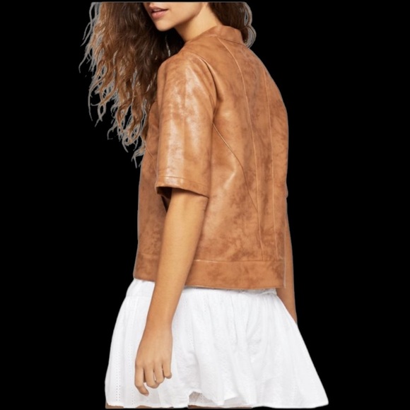 BCBGeneration faux leather jacket EUC - Picture 2 of 8